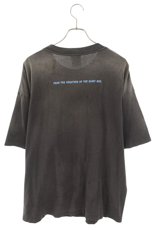 SAINT MICHAEL AW25 Vintage Movie Print Tee Black Size XXL