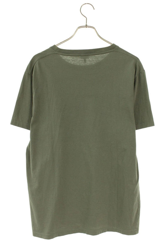 LOEWE Anagram Embroidered Cotton T-Shirt Green Size L