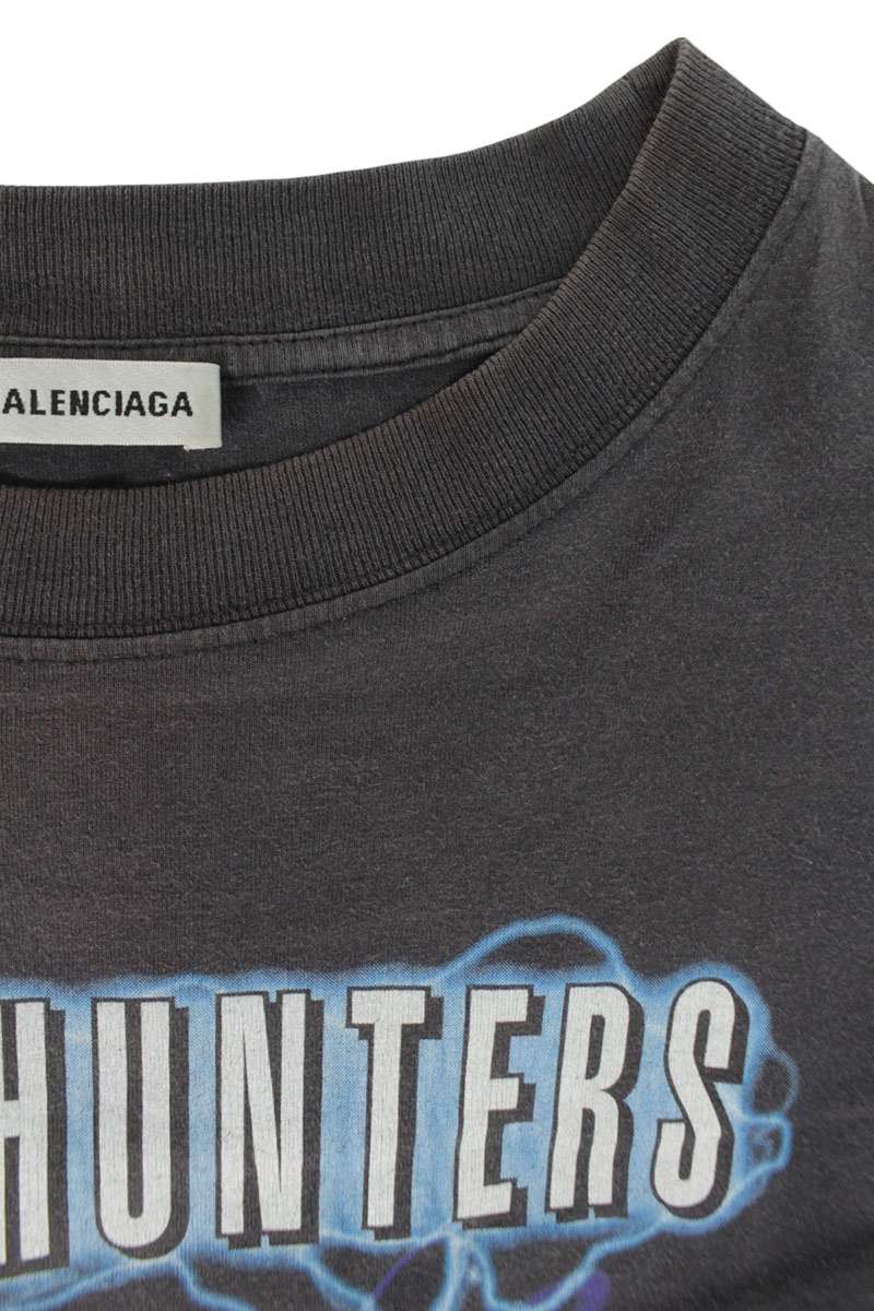 BALENCIAGA Speedhunters Print Cotton Tee Black Size L