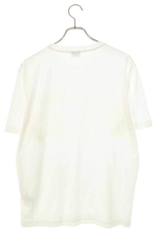 Berluti Embroidered T-Shirt White Cotton Size S