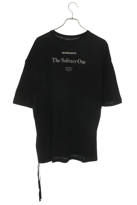 ANN DEMEULEMEESTER 26SS Cotton Back Message Print Size M