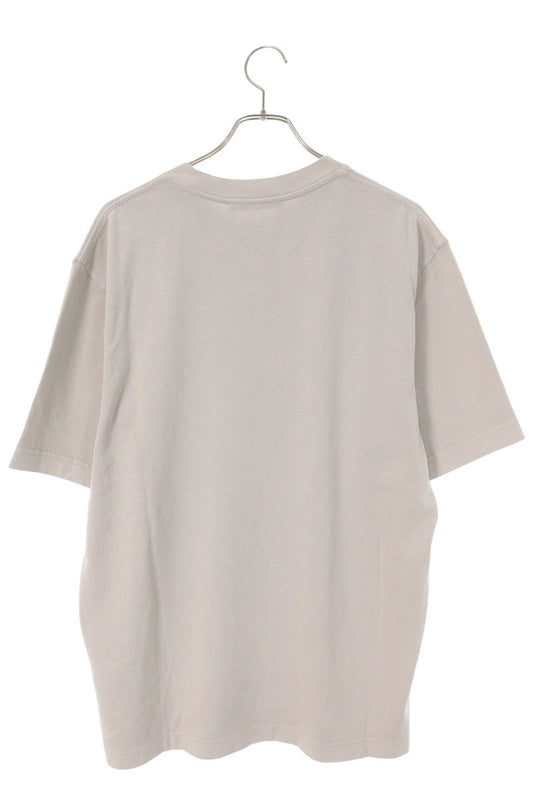 JACQUEMUS 26SS Cotton Logo Embroidered T-Shirt Gray Size L