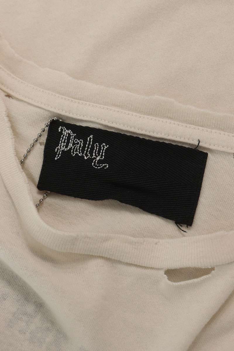 Paly Hollywood 26SS Cotton WT Anxiety Print T-Shirt Size L