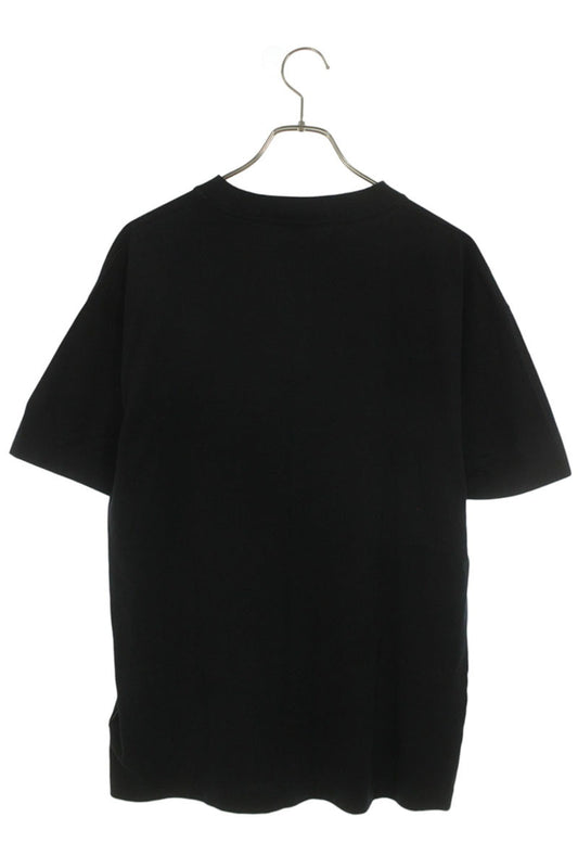 Palm Angels Studs Logo T-Shirt Black Cotton Size L