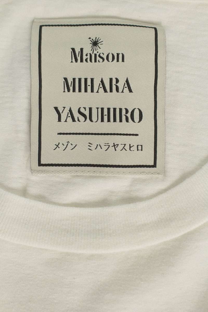 MIHARAYASUHIRO Smiley Face Print T-Shirt White Size 48