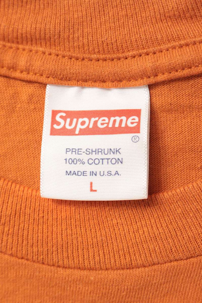 SUPREME 22SS Gummo Bathtub T-Shirt Orange Size L