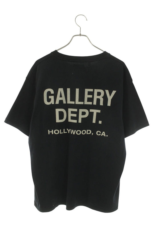 GALLERY DEPT Logo Print T-Shirt Black Size M