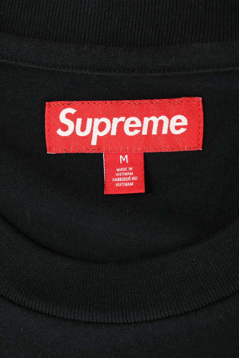 SUPREME 25SS Capital Logo T-Shirt Black Size L
