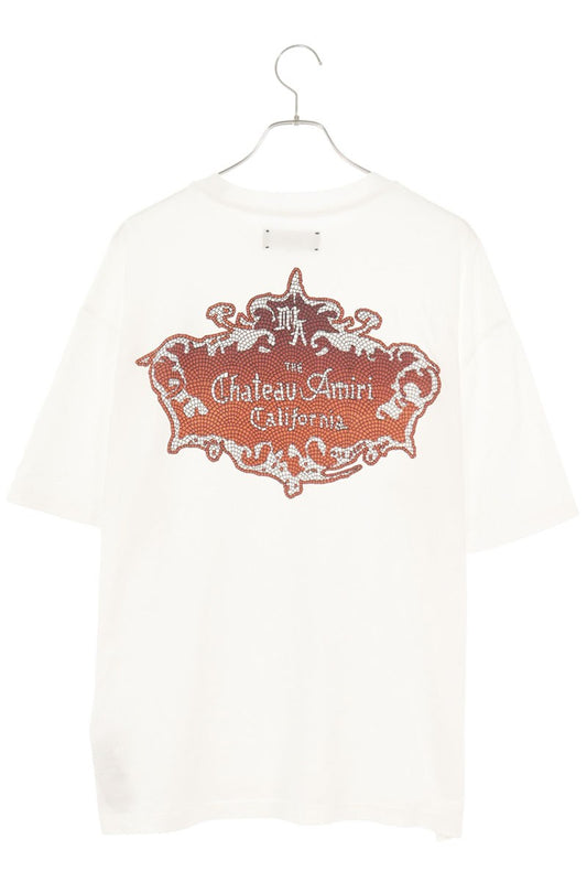 AMIRI Logo Print Cotton T-Shirt White Size M