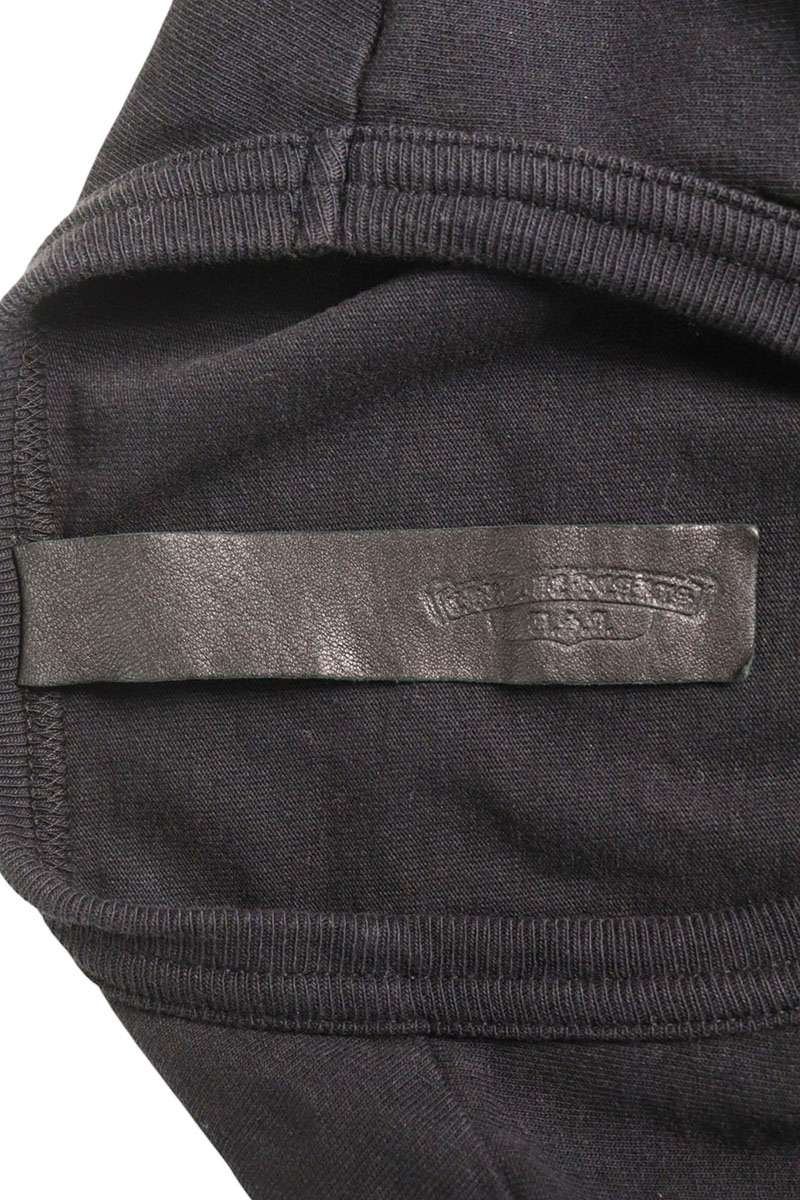 Chrome Hearts Y NOT Logo Embroidered Pocket Tee Black Size S