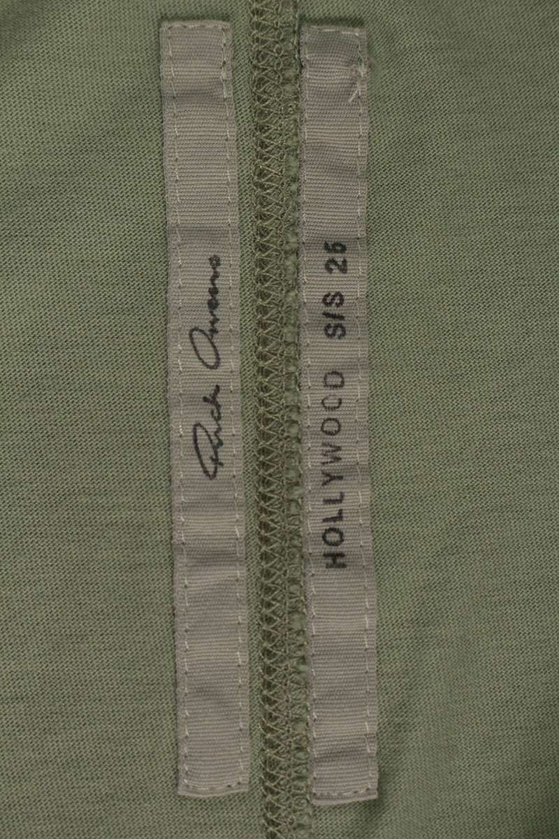 Rick Owens 25SS Green SHORT LEVEL T-Shirt Size L