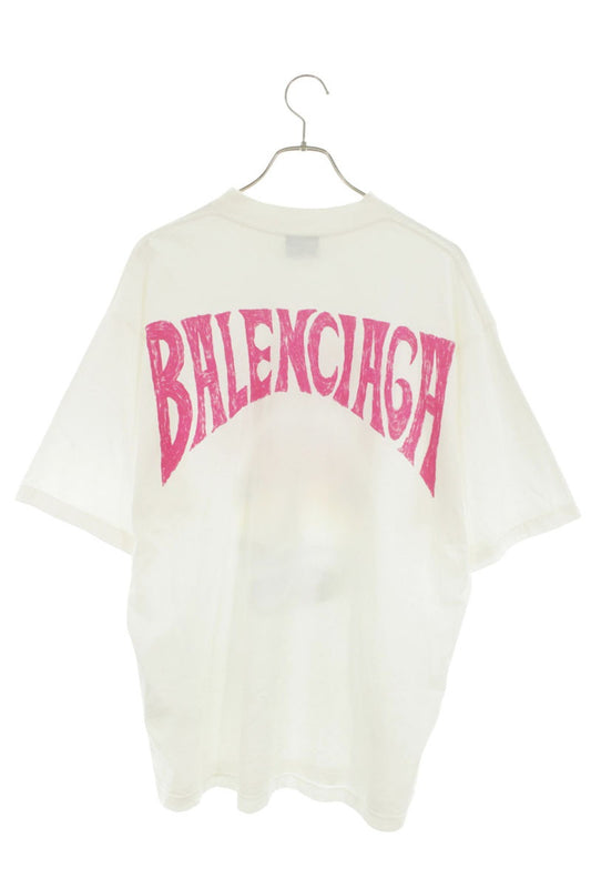 BALENCIAGA 24SS Paris Tropical Oversized T-Shirt Size S