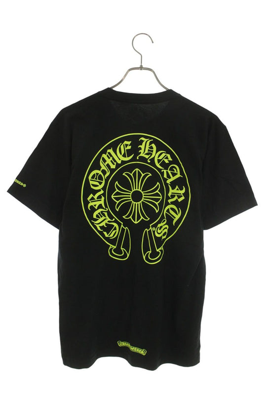 Chrome Hearts Black Yellow Horseshoe T-Shirt Size M