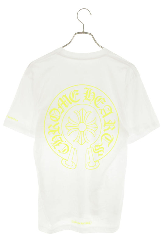 Chrome Hearts White Yellow Horseshoe T-Shirt Size M