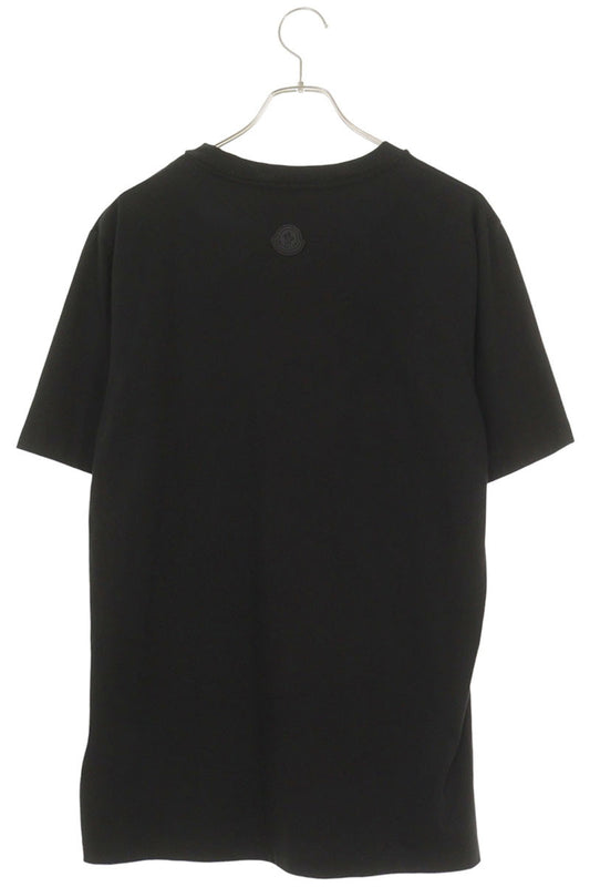 MONCLER 21SS Logo Print Pocket T-Shirt Black Size XL