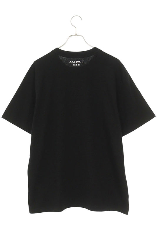 Sacai Black Aaliyah Artist Print T-Shirt Size 4