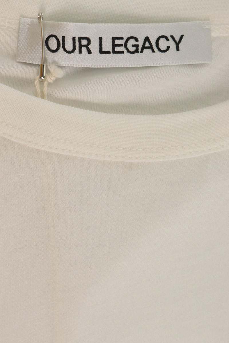 OUR LEGACY White Boxy Fit T-Shirt Size 44
