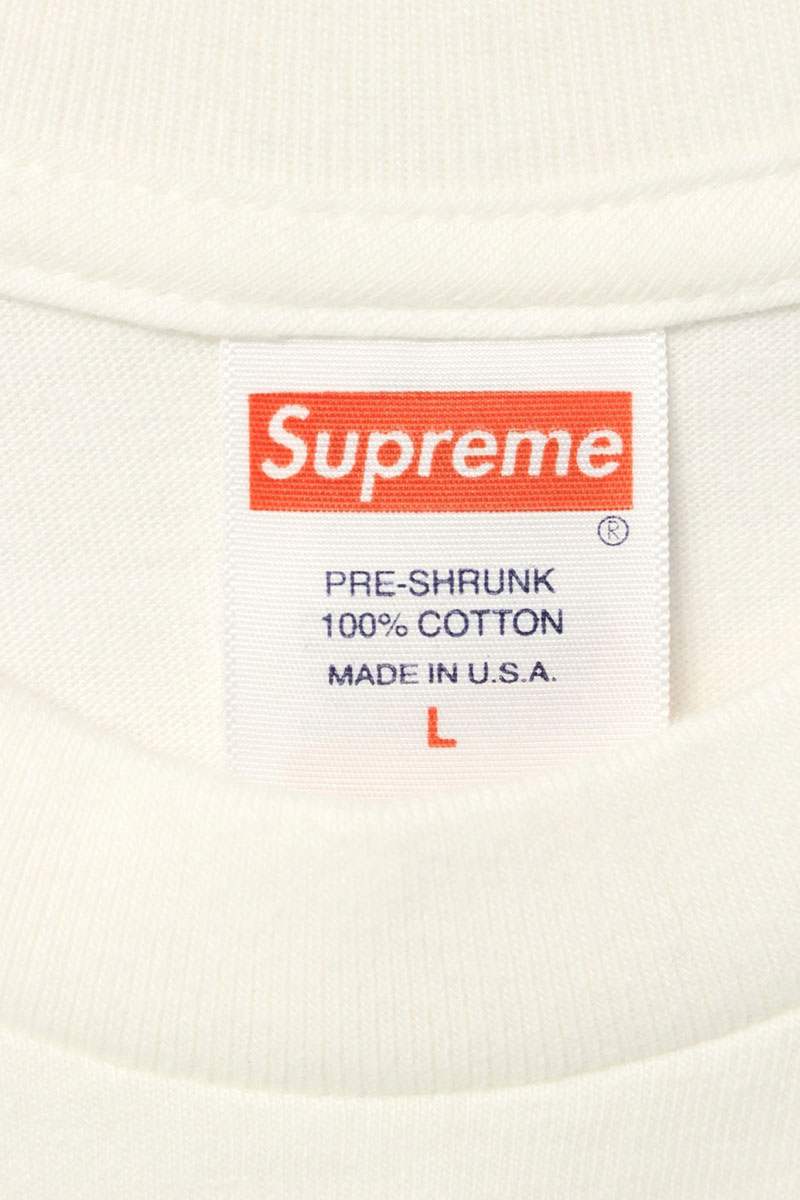 SUPREME 23SS BUSINESS TEE White Size L