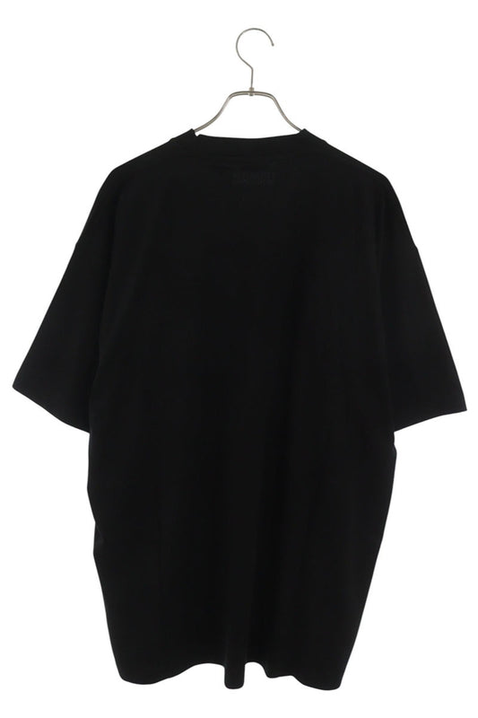 VETEMENTS Front Logo Print T-Shirt Black Size XS