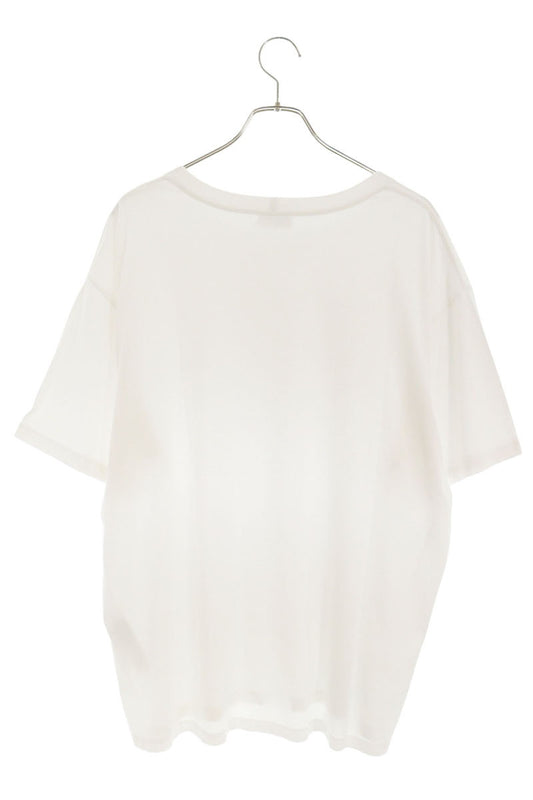 CELINE Logo Print Crewneck T-Shirt White Size XL