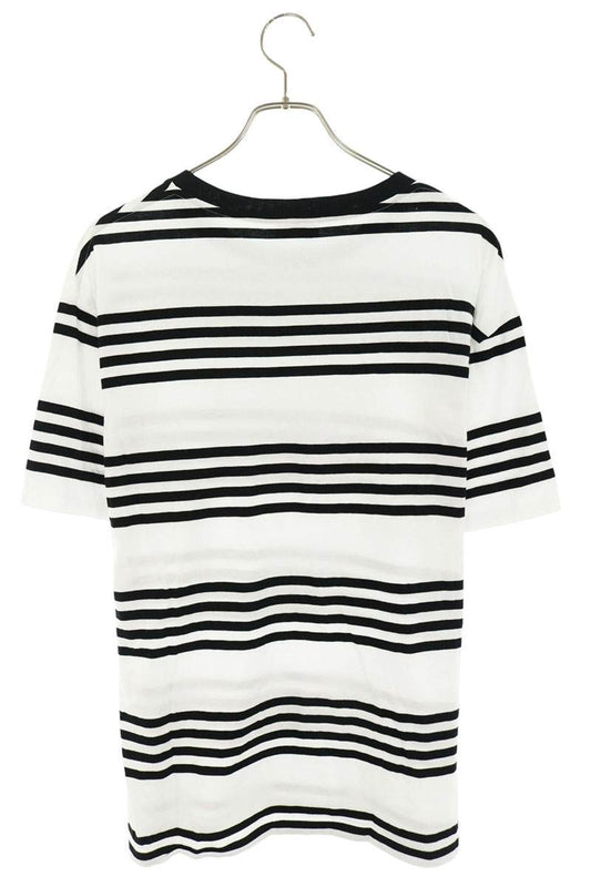 CELINE Loose Stripe Cotton T-Shirt Multi Size S