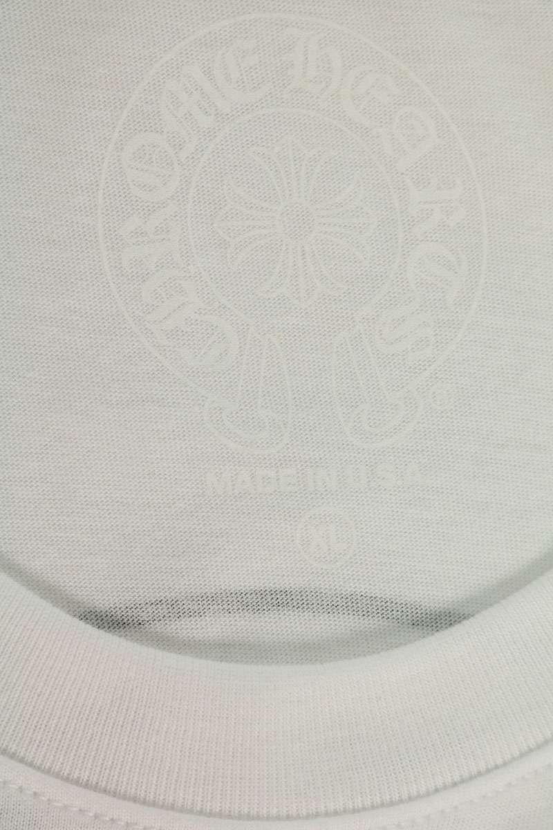 Chrome Hearts White/Black Back Horseshoe Print Size XL