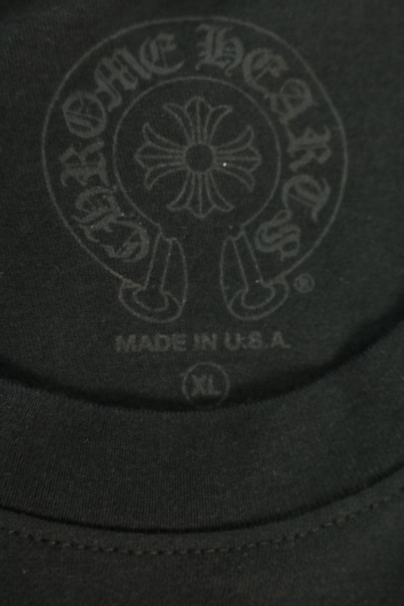 Chrome Hearts Horseshoe Tee Black/Yellow Cotton Size XL