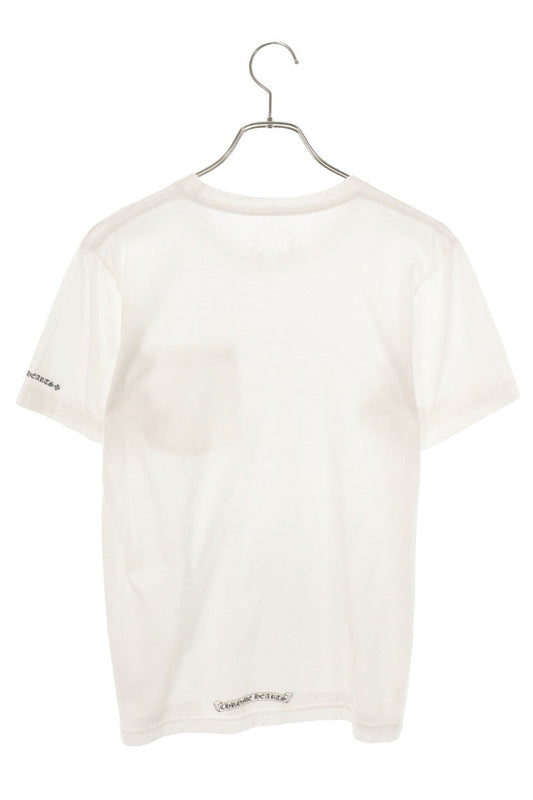 Chrome Hearts Neck Logo Print Cotton T-Shirt White Size S