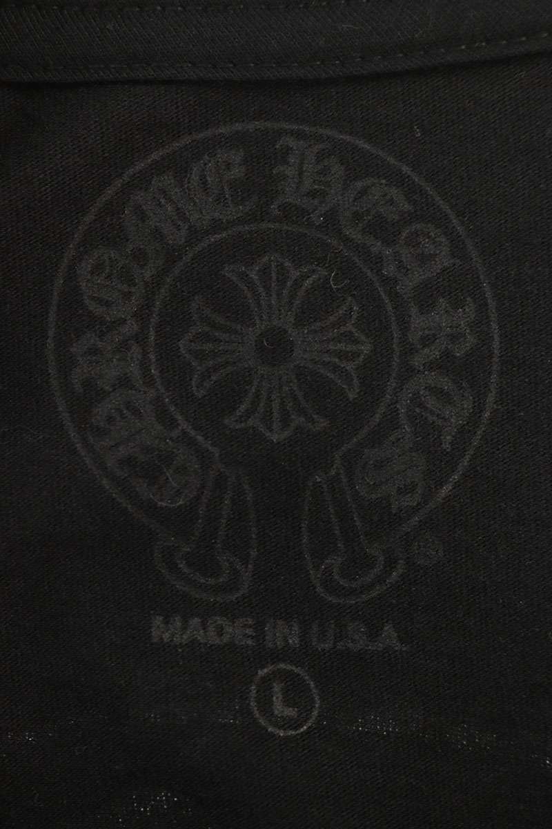 Chrome Hearts Horseshoe Tee Black/Yellow Cotton Size L