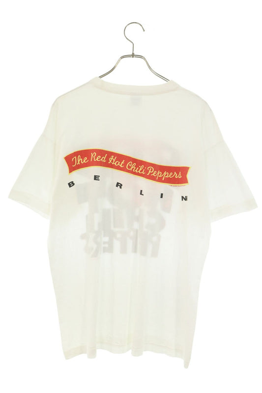 VINTAGE RED HOT CHILI PEPPERS Hamburg Tee White Size L