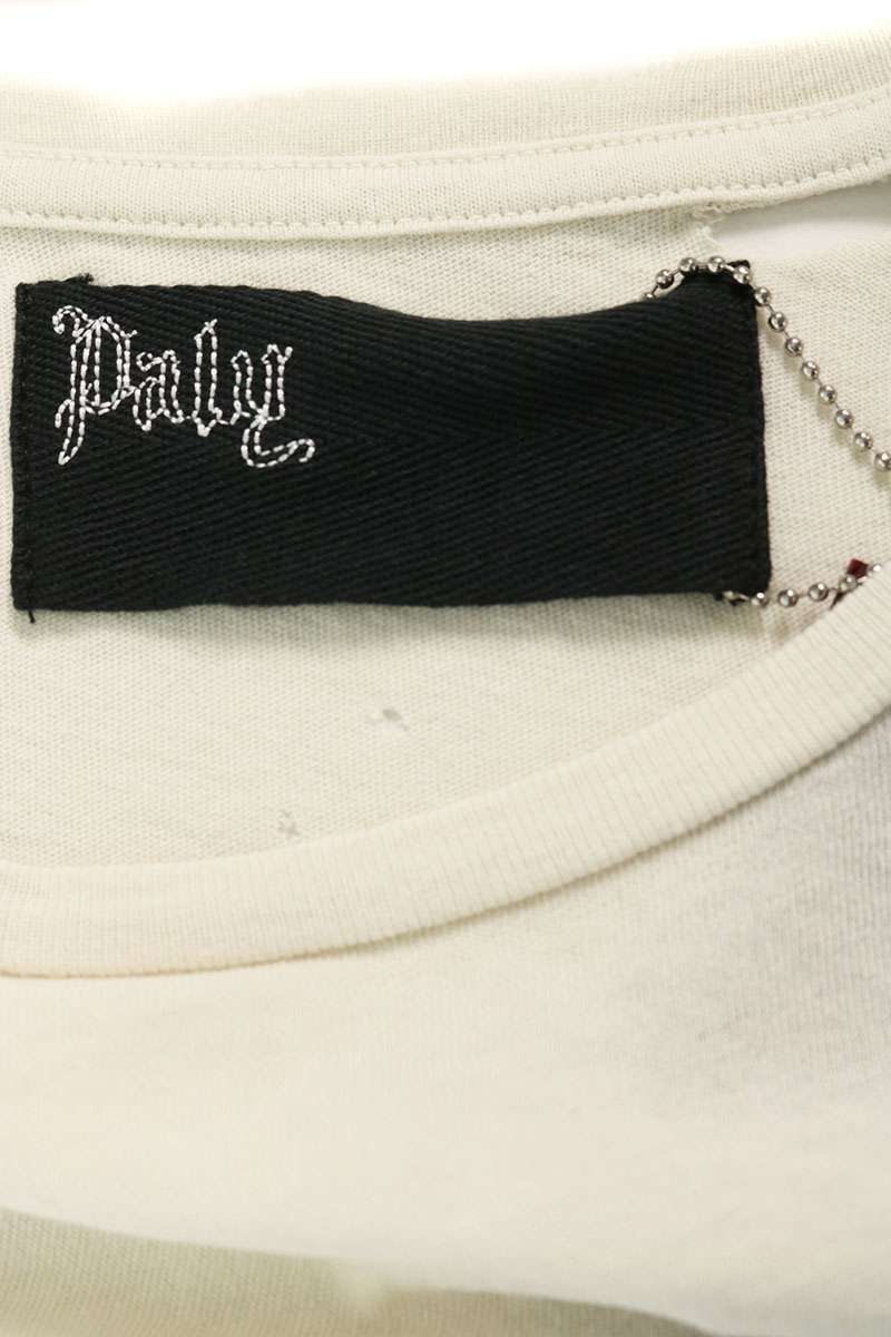 Paly Hollywood 26SS CORE LOGO TEE Distressed White Size L