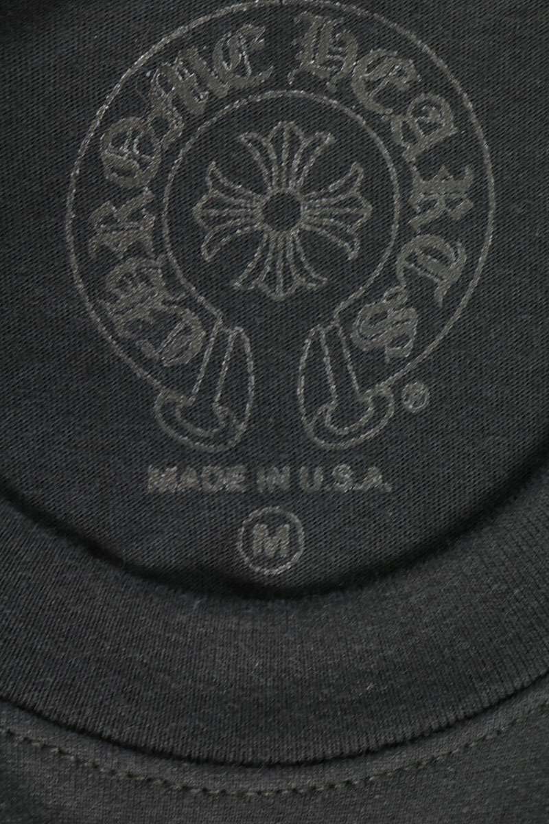 Chrome Hearts Horseshoe Tee Back Print Cotton T-Shirt Size M