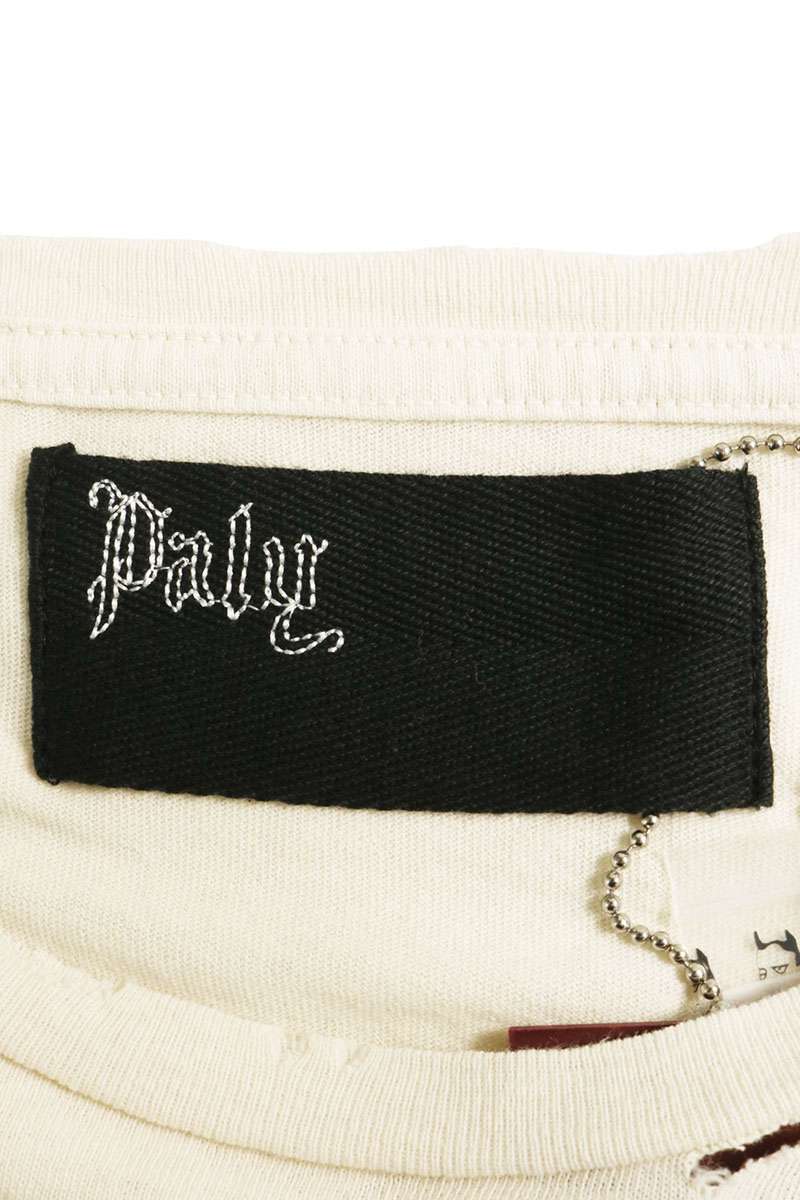 Paly Hollywood 26SS CORE LOGO TEE Distressed White Size XL