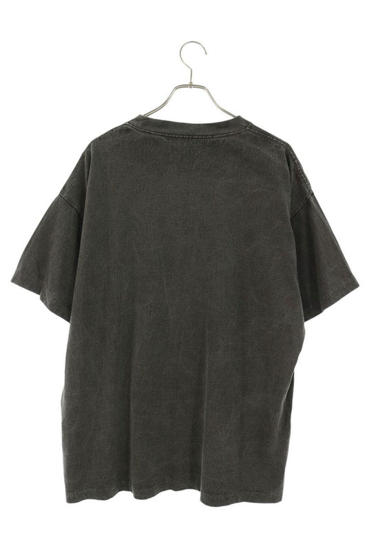 LASTMAN Dice Print Washed T-shirt Black Size L