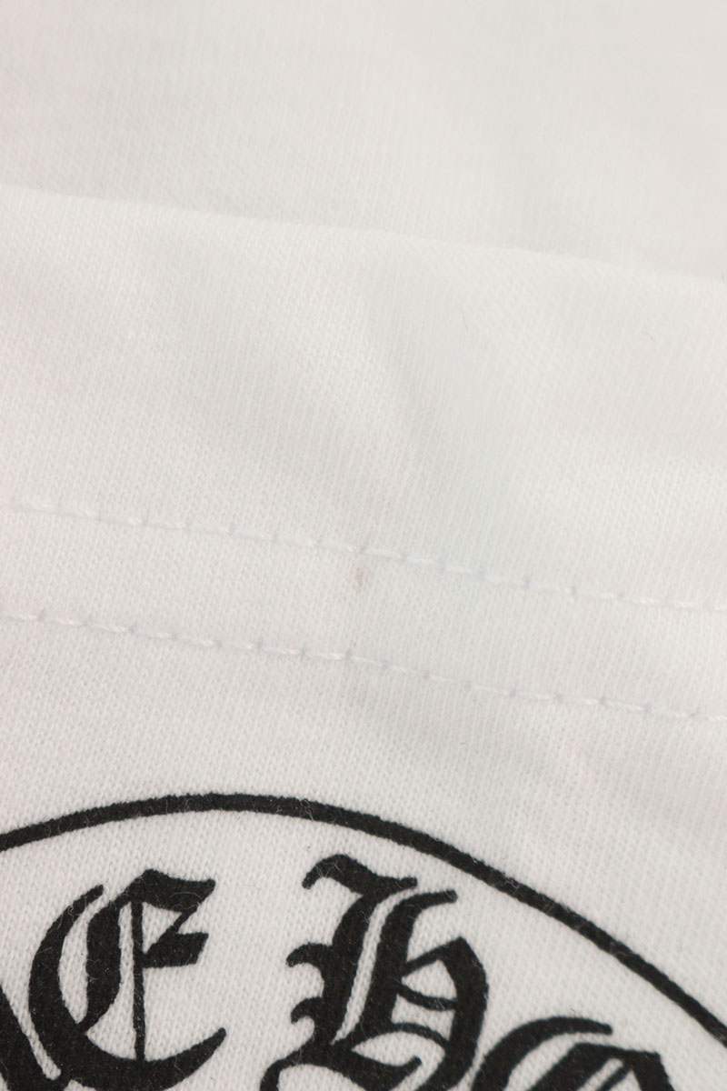 Chrome Hearts Back Horseshoe Print T-Shirt White Size M