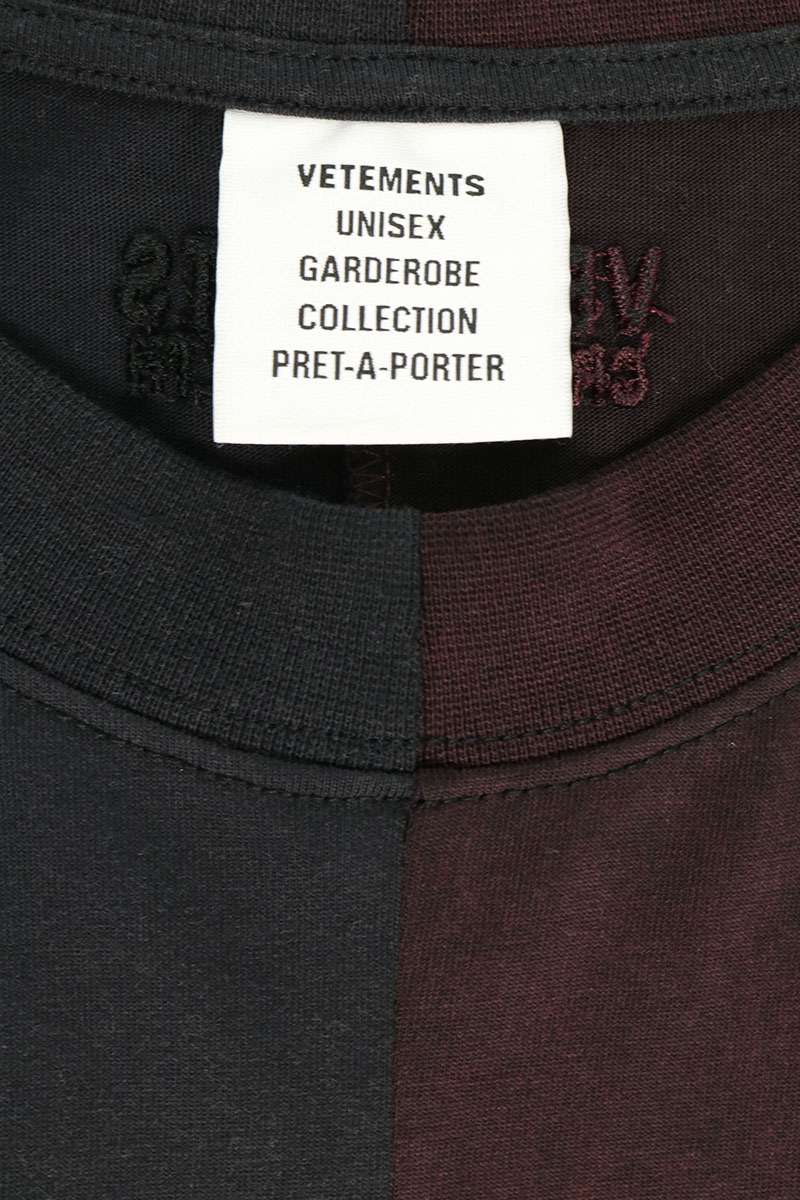 VETEMENTS 25AW Cof Cut-Up Cotton T-Shirt Multi Size S