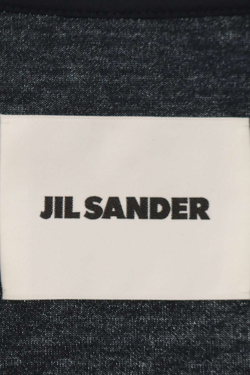 JILSANDER 26SS Logo Print Cotton T-Shirt Navy/Black Size L