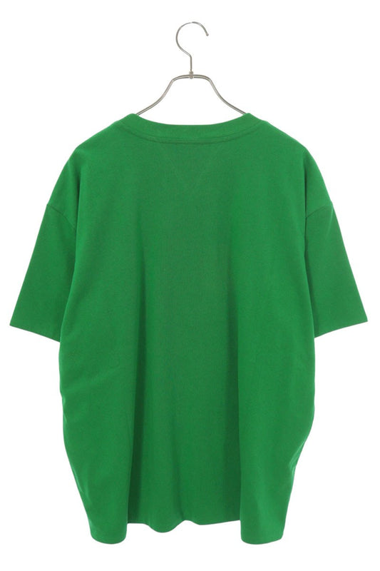 BOTTEGA VENETA Crewneck Layered Cotton T-Shirt Green Size M