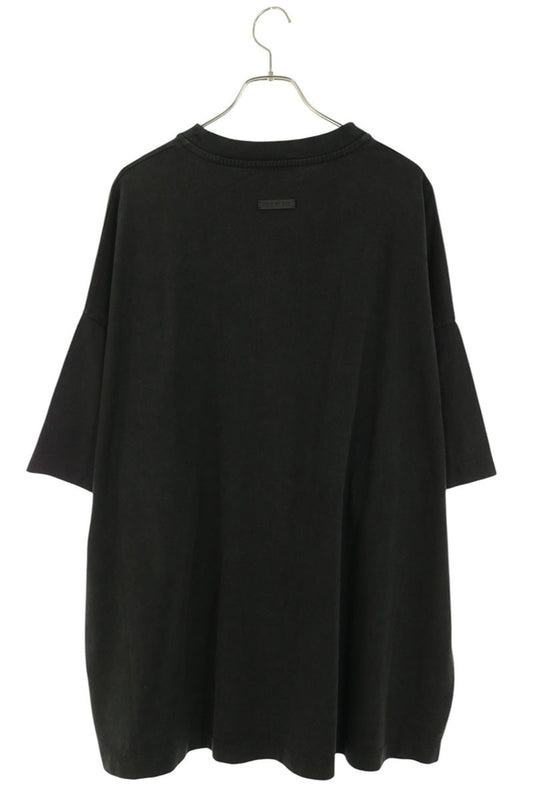 FEAR OF GOD Logo Print T-Shirt Black Cotton Size L