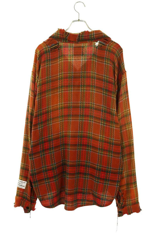 GALLERY DEPT Distressed T-Shirt Orange Cotton Size L