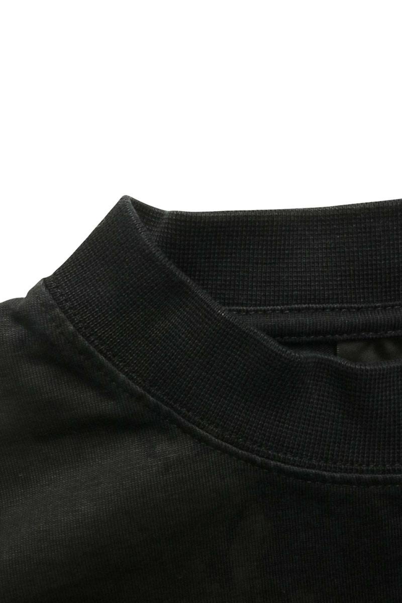 BALENCIAGA Distressed BB Logo Print T-Shirt Black Size 2