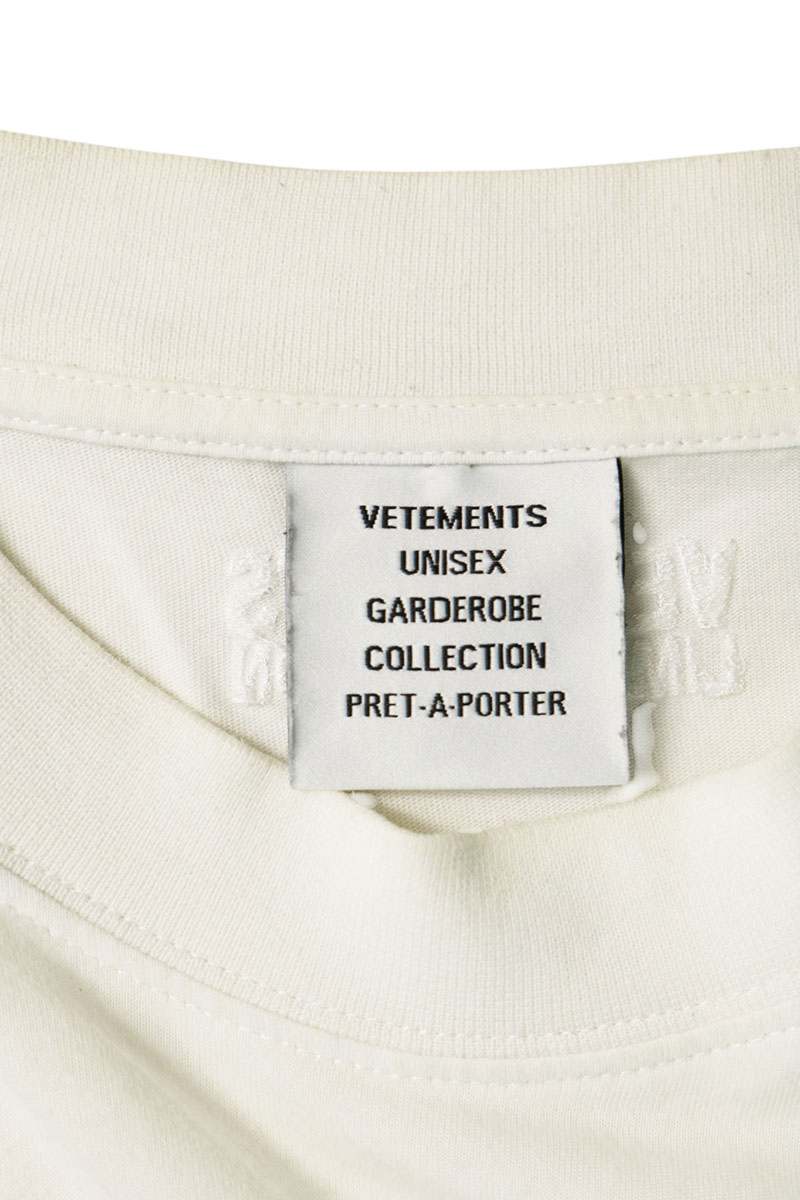 VETEMENTS Color Stone Logo T-Shirt White Multi Size XL