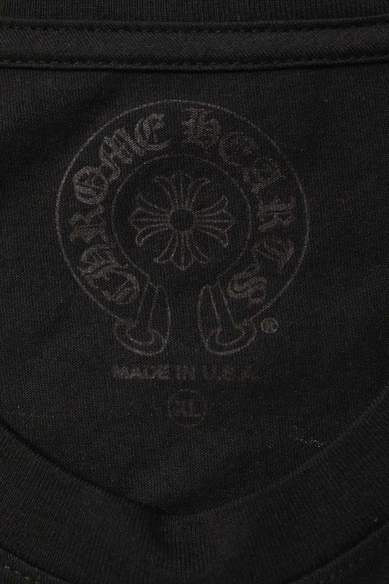 Chrome Hearts Horseshoe Tee Black Yellow T-Shirt Size XL