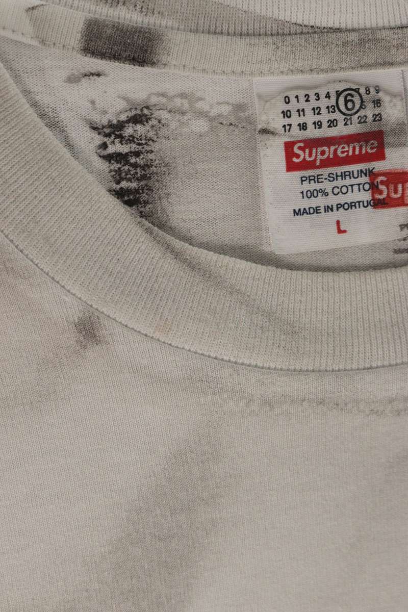 SUPREME x MM6 24SS Transfer Print Box T-Shirt White Size L