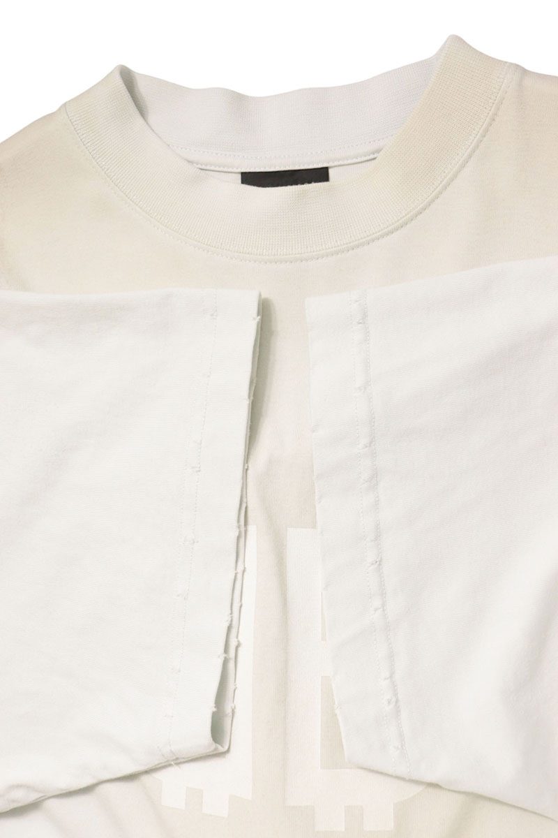 BALENCIAGA Vintage BB Logo T-Shirt Gray Size S