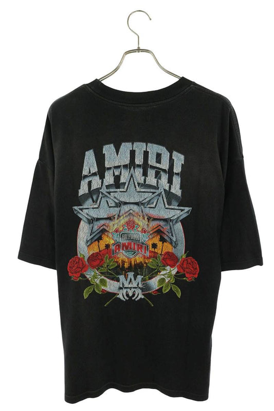 AMIRI Back Print T-Shirt Black Size L