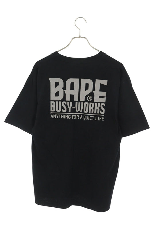 A BATHING APE Cotton T-Shirt Black Size L