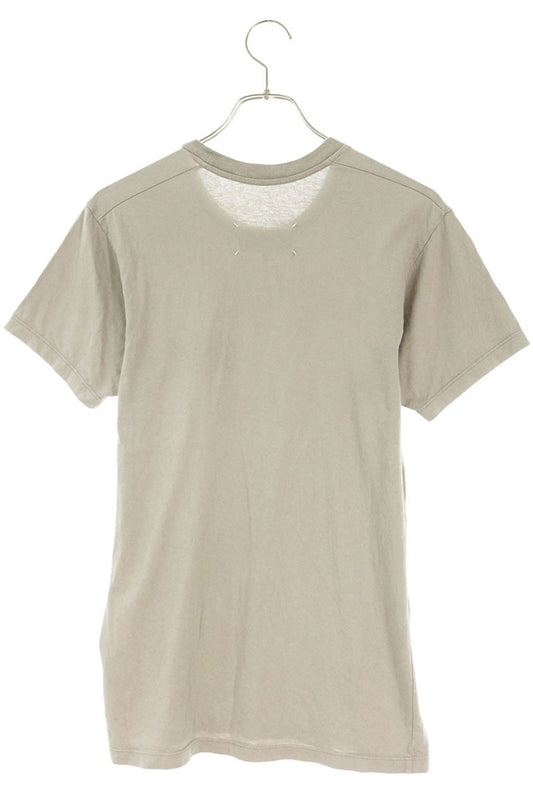 Maison Margiela 25AW Chest Logo Print T-Shirt Gray Size XXS