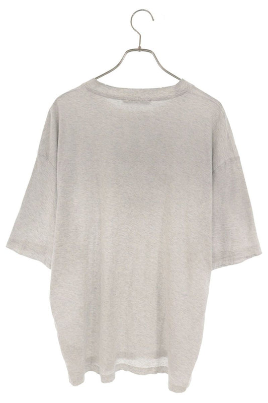 ACNE STUDIOS Logo Print Relaxed Vintage T-Shirt Gray Size XL