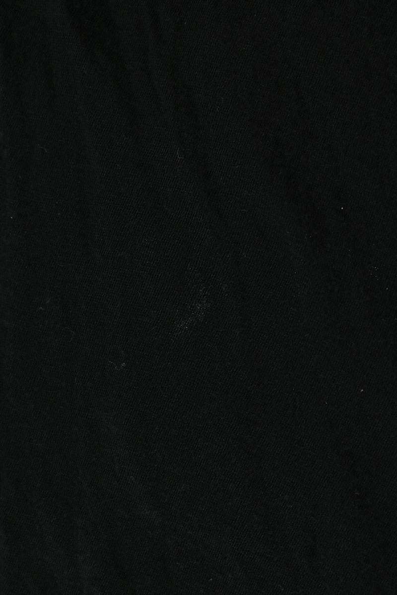 Rick Owens Short Level Cotton T-Shirt Black Size XL